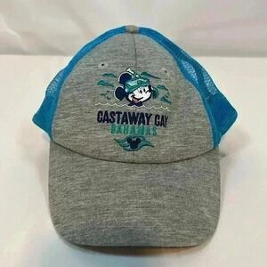 Disney Cruise Line Castaway Cay Trucker Hat – Blue & Grey, Adjustable